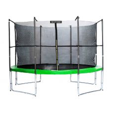 TRAMPOLÍNA TECHFITNESS 366 cm zelená s vnútornou sieťou