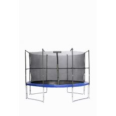 Trampolína TECHFITNESS 366 cm modrá s vnútornou sieťou