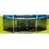 Trampolína SET JUMPEX SST 244 cm (2,4 m) Červená s vnútornou sieťou, Bezpečný rebrík , Spodná bezpečnostná sieť, kotviaca sada(3ks kotva+popruh)