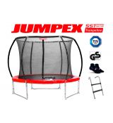 Trampolína JUMPEX SST 244 cm (2,4 m) Červená s vnútornou sieťou, 
REBRÍK+Protišmykové Ponožky ZDARMA