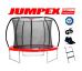 Trampolína JUMPEX SST 244 cm (2,4 m) Červená s vnútornou sieťou, 
REBRÍK+Protišmykové Ponožky ZDARMA