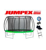 Trampolína JUMPEX SST 305cm 4 nohy Zelená  s vnútornou sieťou, 
REBRÍK+Protišmykové Ponožky ZDARMA