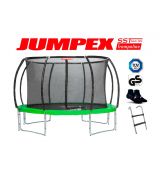Trampolína JUMPEX SST 396cm 4 nohy Zelená s vnútornou sieťou,
REBRÍK+Protišmykové Ponožky ZDARMA