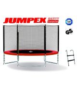 Trampolína JUMPEX SST 183cm (1,8 m) Červená s vonkajšou sieťou