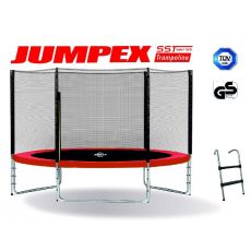 Trampolína JUMPEX SST 183cm (1,8 m) Červená s vonkajšou sieťou